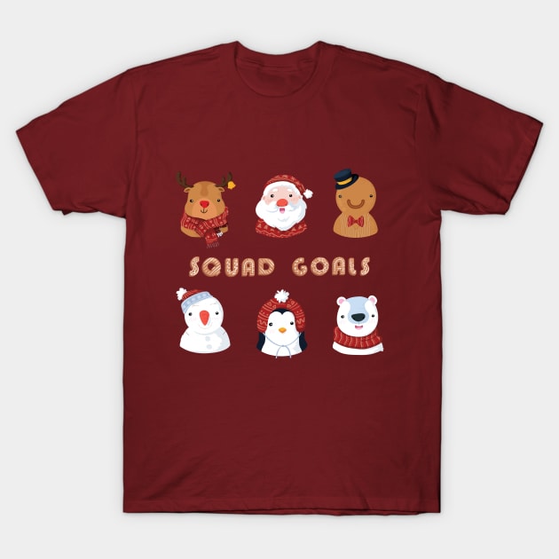 Squad Goals T-Shirt by RainbowAndJackson